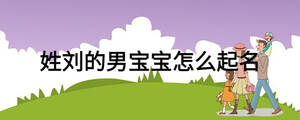 姓劉的男寶寶怎么起名