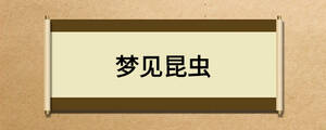 夢(mèng)見(jiàn)昆蟲