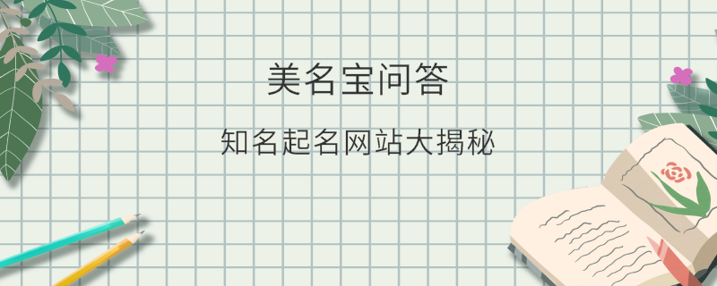 知名起名網(wǎng)站大揭秘